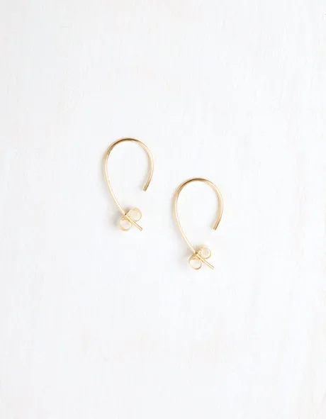 14K Gold Semi Spiral Threader