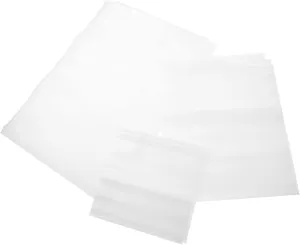 25 Pack Thicken Semi- Zipper Storage Bags 14 Denier for Suitcase Clothing Organizer Travel Camping