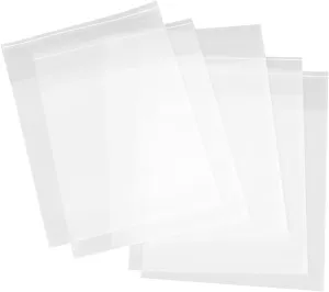 50pcs Travel Sealed Bags Large Garment Bags Zipper Reusable Clothing Packaging Pouches for Storage and Sorting