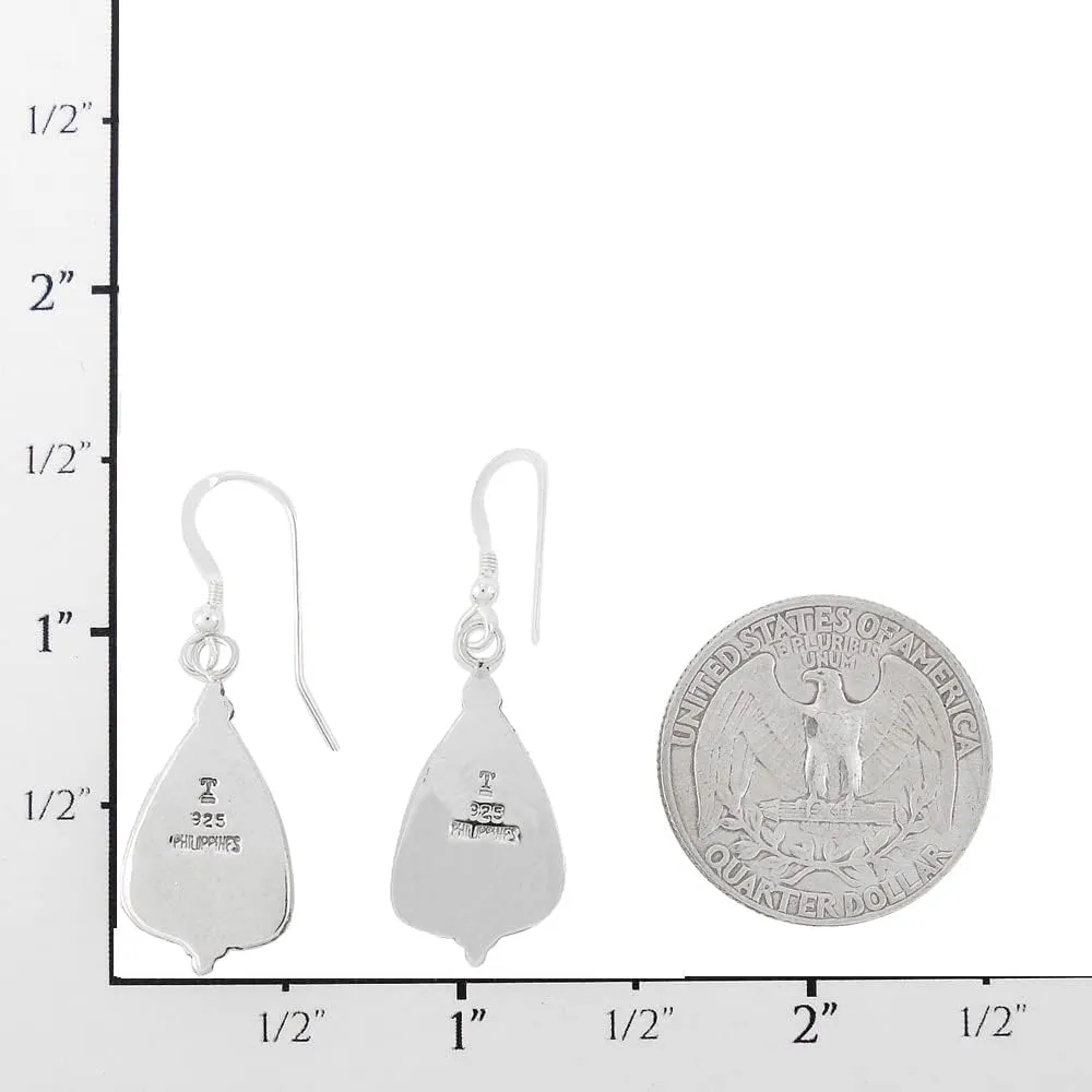 925 Sterling Silver Earrings Genuine Gemstones Drop Dangles
