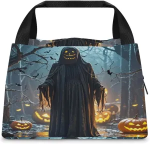 Adult Insulated Bags, Ghosts Haunt The Night Printed Cooler Bags, Insulated Tote Bags, Grocery Tote Bags