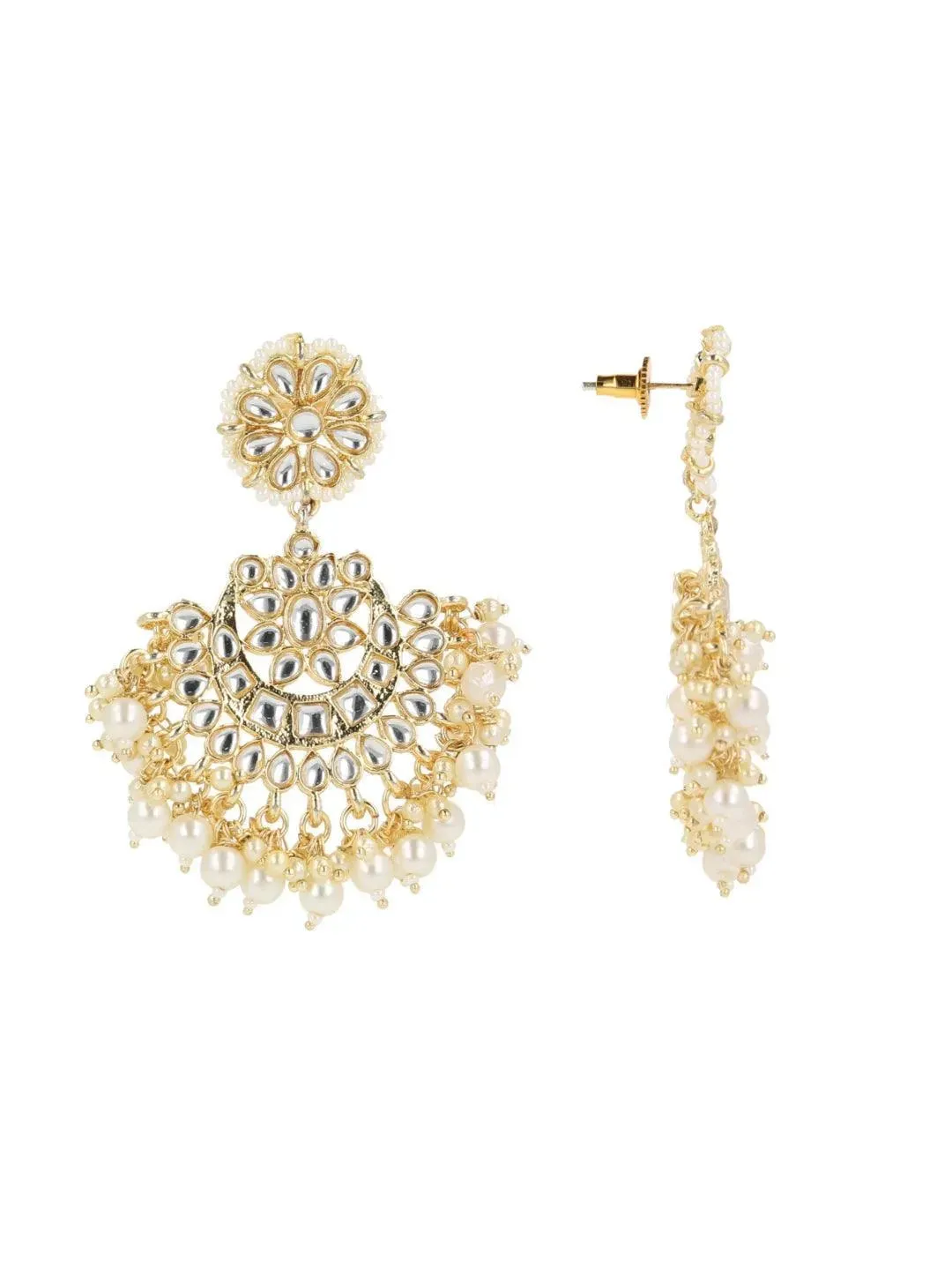 Aimee Barua In Classic Chandbali Earrings