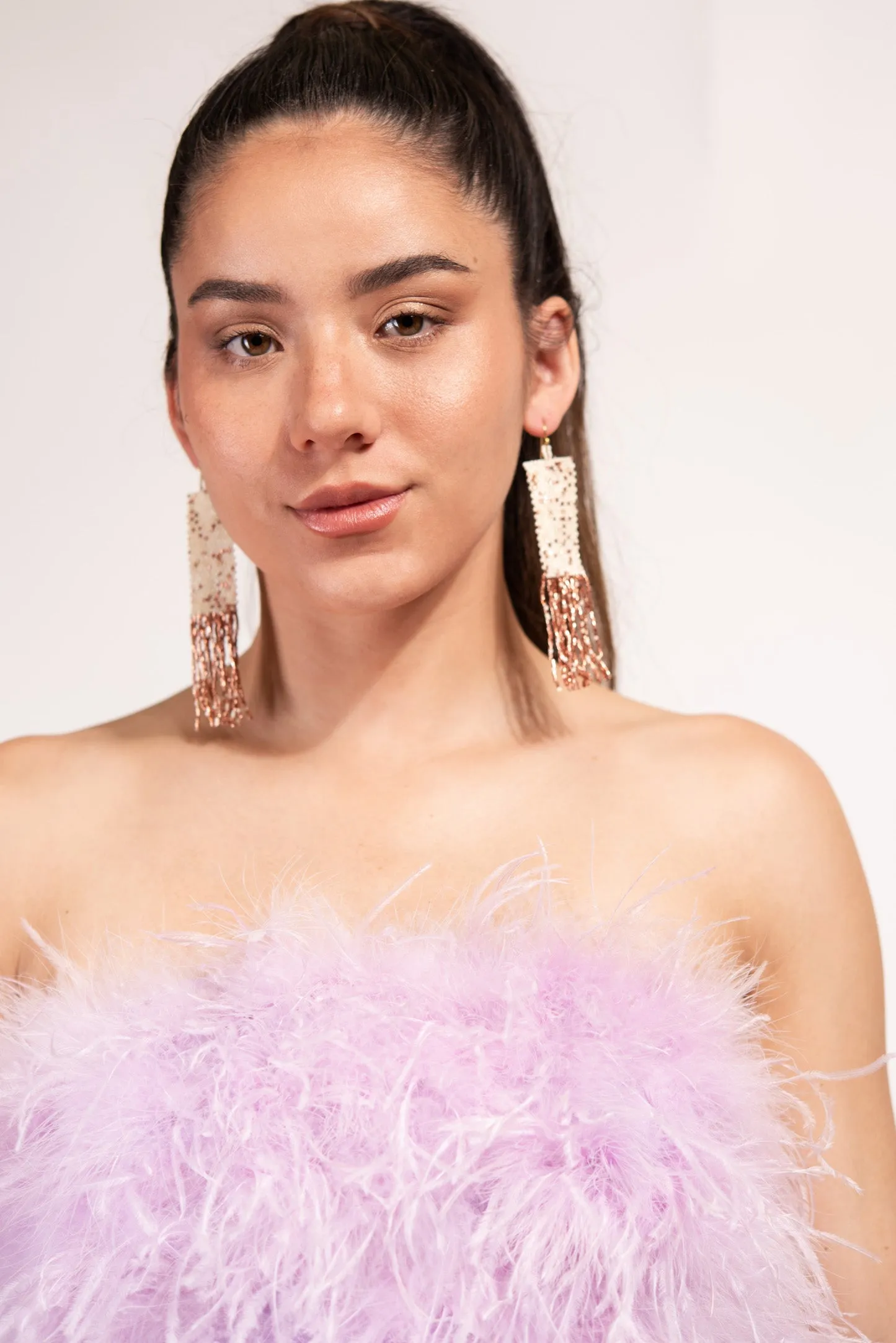 Aiyana Beaded Tassel Earrings