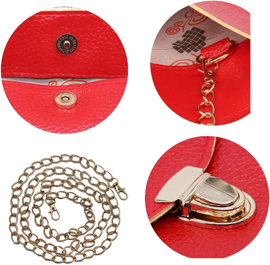 Amaze Fashion Women Handbag Shoulder Bags Envelope Clutch Crossbody Satchel Purse Tote Messenger Leather Lady Bag