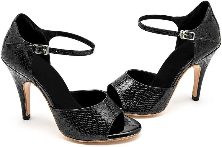 AOQUNFS Women's Latin Dance Shoes Open Toe Ballroom Salsa Tango Dance Performance Shoes