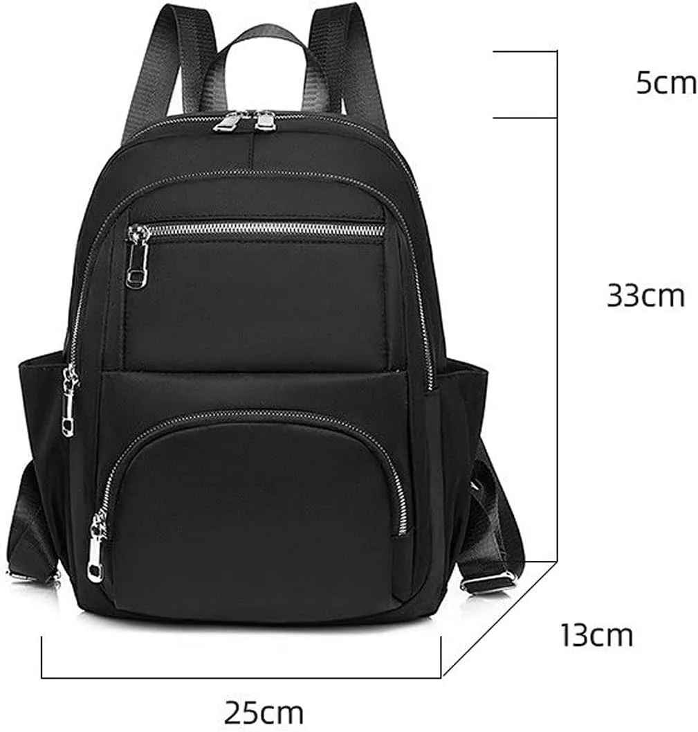Backpacks Female Backpacks Ladies School Bags Multifunction Women Laptop Backpack Casual Business Backpack (Color : Rojo)