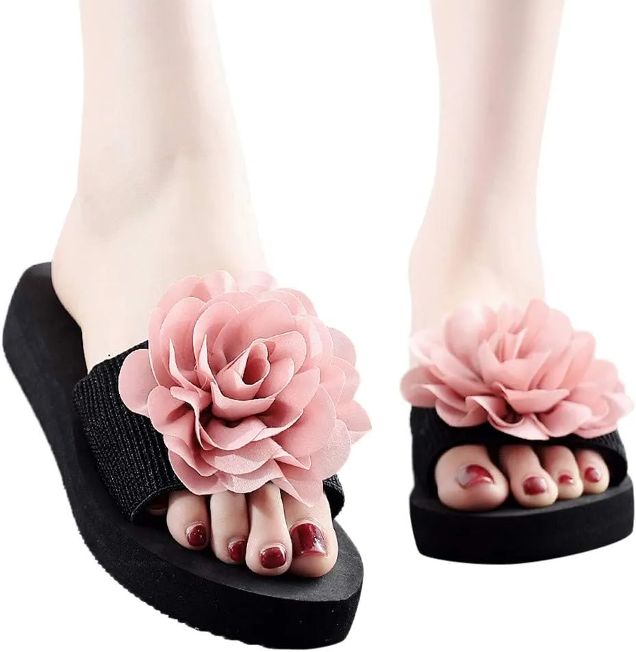 Beach Sandals for Woman Comfortable Slip on Walking Thong Sandals Women's Flat Sandal Comfy Sandal for Women