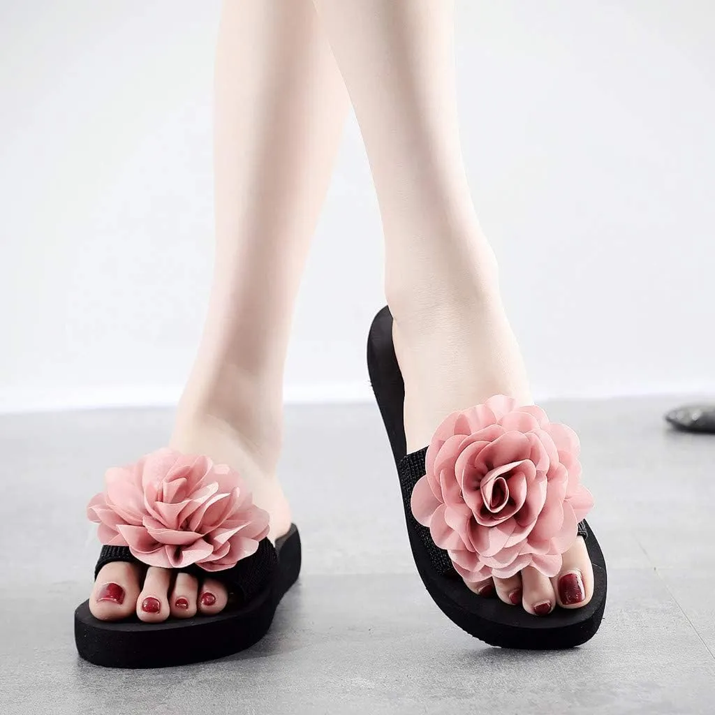 Beach Sandals for Woman Comfortable Slip on Walking Thong Sandals Women's Flat Sandal Comfy Sandal for Women