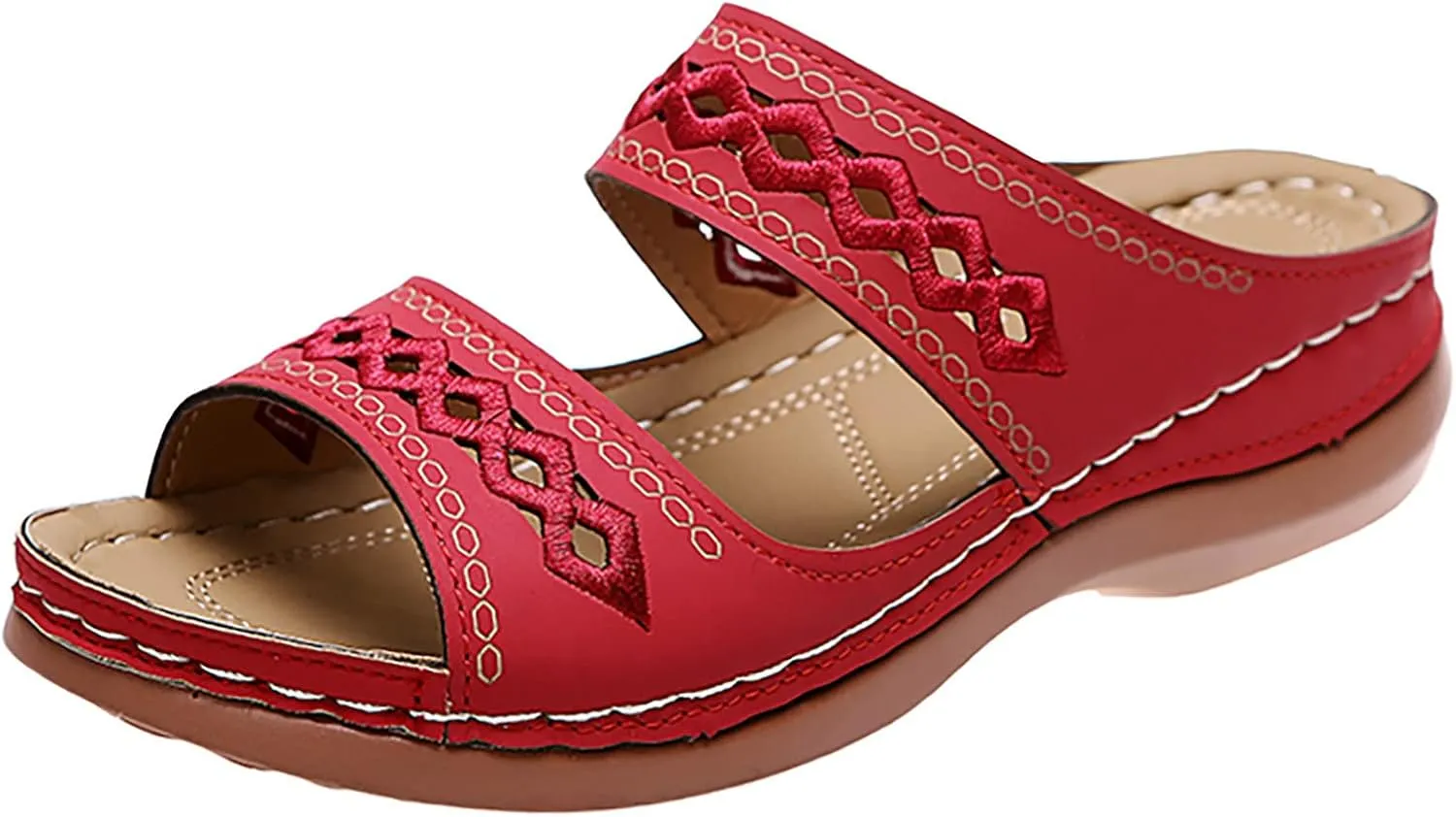 Beach Sandals for Woman Women Summer Beach Casual Thong Sandals Wide Sandal for Women Wide Width Strap Sandal