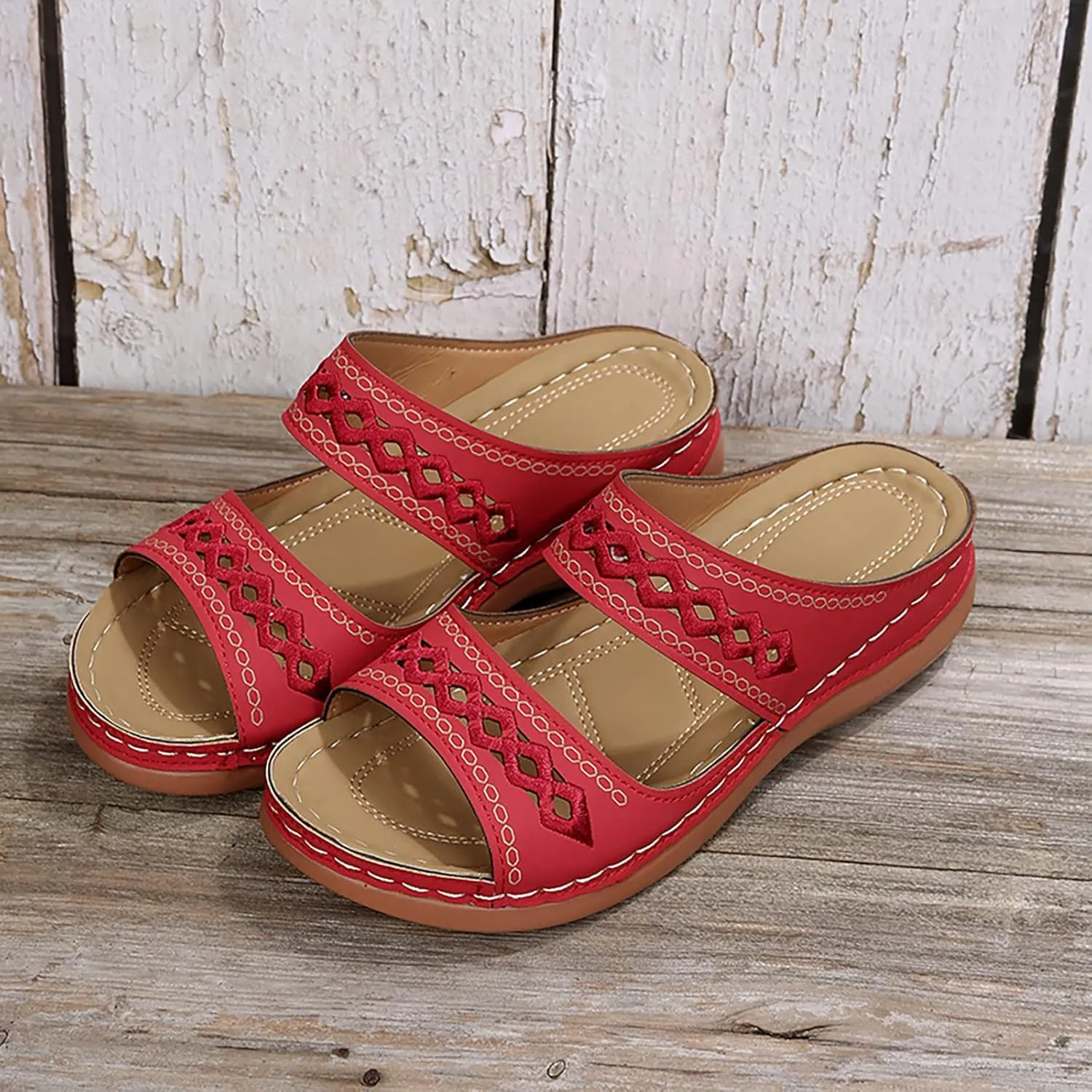 Beach Sandals for Woman Women Summer Beach Casual Thong Sandals Wide Sandal for Women Wide Width Strap Sandal