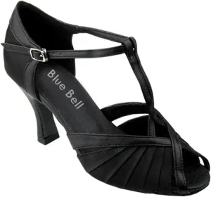 BlueBell Shoes Handmade Women's Ballroom Salsa Wedding Competition Dance Shoes Ashley 3" Heel