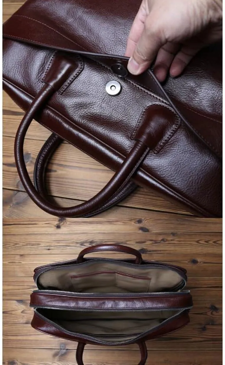 Business Briefcases Mens Messenger Shoulder Bags Handbags Genuine Leather Laptop Bags Crossbody Bags Computers Bags