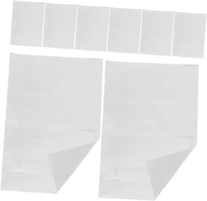 Cabilock Transparent Packaging Storage Bag 10pcs Drawstring Garment Bags for Clothing