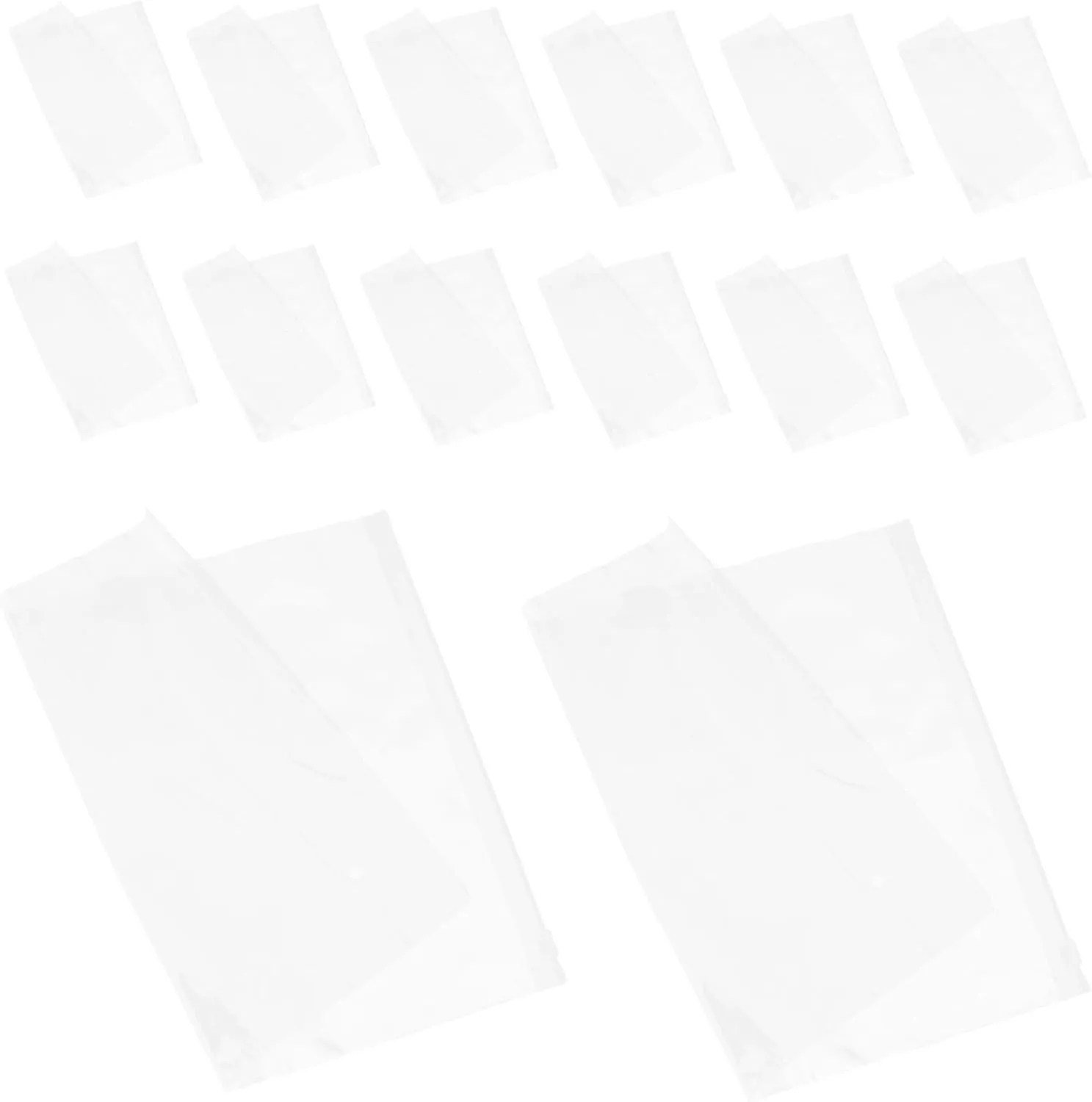 Clothes Packing Bags 50 Pack Thicken Zipper Bags for Organizing for Clothing Storage Travel