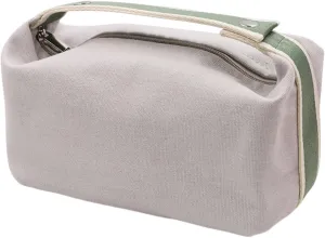 Cosmetic Bags for Women, Large Capacity Travel Cosmetic Bag, Large Capacity Cosmetic Bags for Women Open Flat Makeup Case Organizer Bag for Accessories, Shampoo, Full Sized Toiletries (Grey)