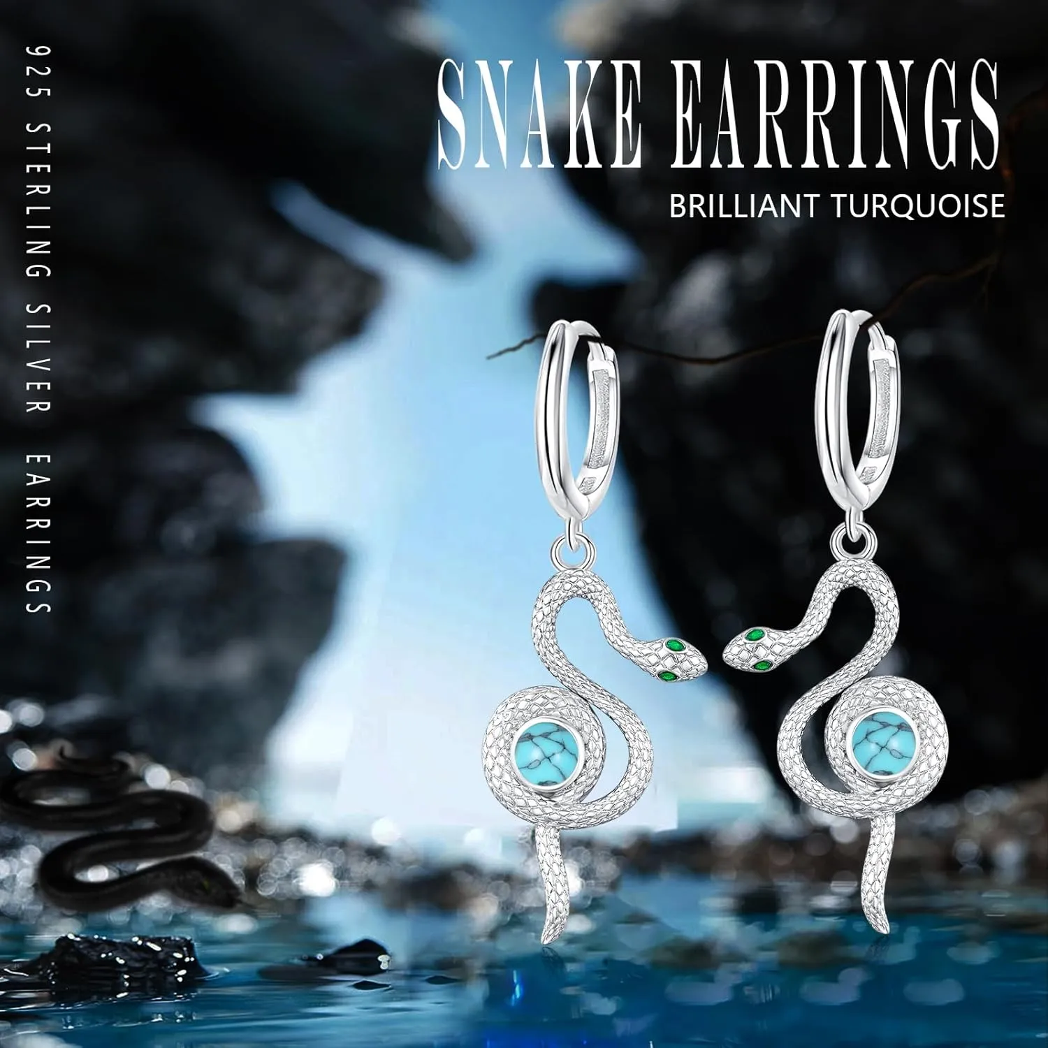 Cuoka Animal Earrings 925 Sterling Silver Cute Animal Hoop Huggie Earrings,Hypoallergenic Animal Jewelry Birthday Graduation Gifts for Women Girls