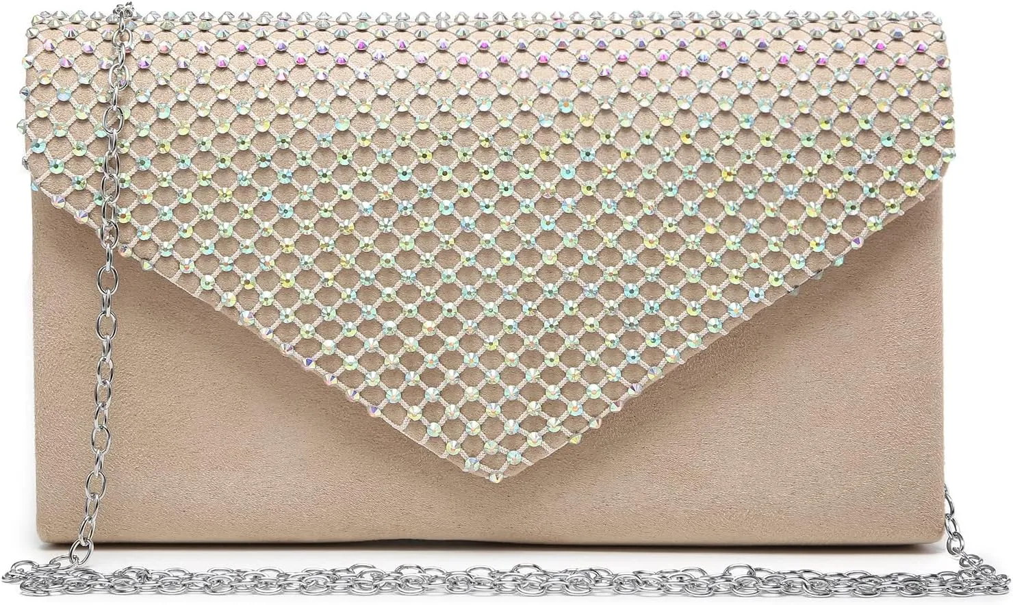 Dasein Women Sparkle Rhinestone Evening Purses Clutch Bags for Prom Cocktail Party Wedding Engagement
