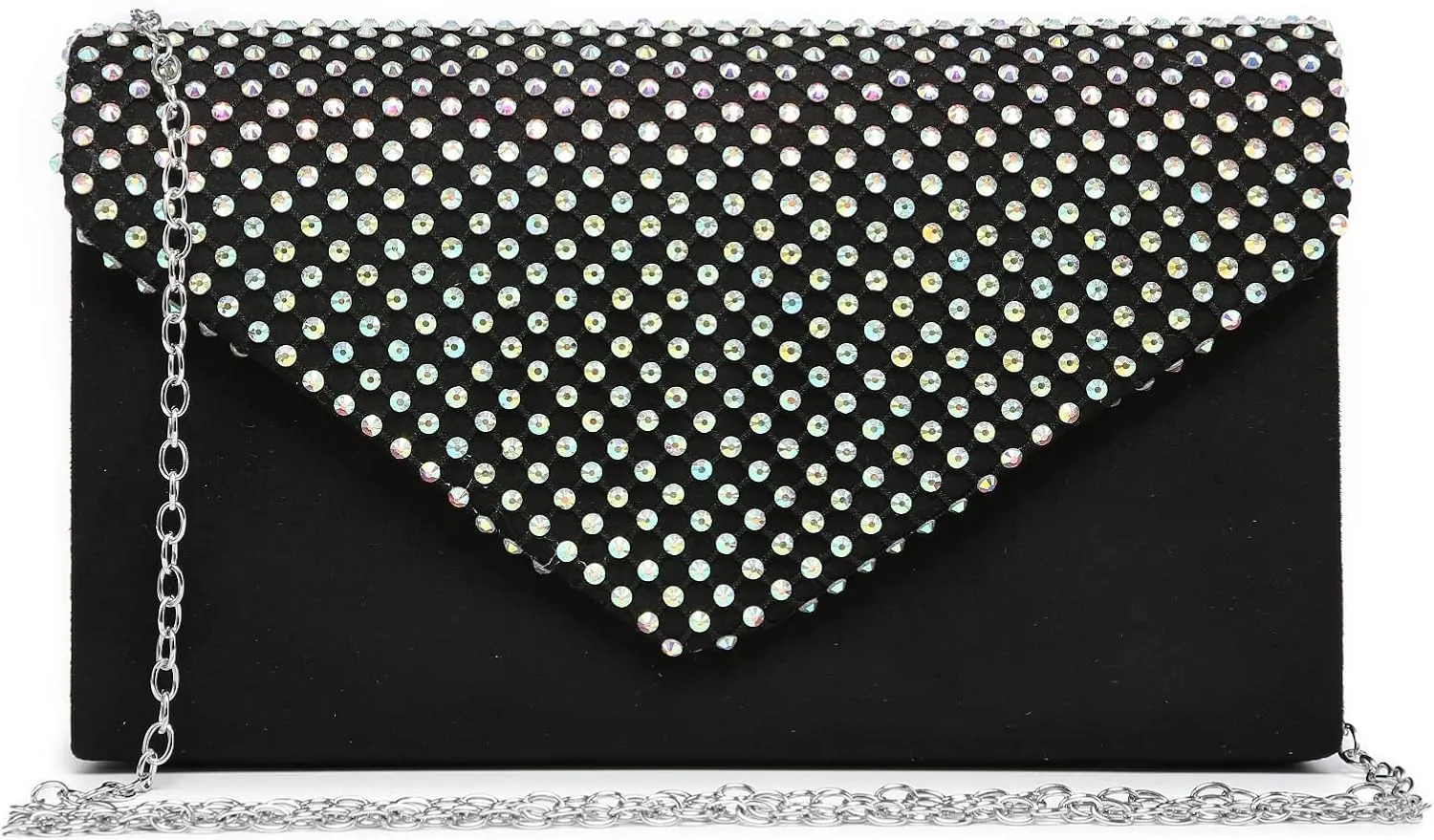 Dasein Women Sparkle Rhinestone Evening Purses Clutch Bags for Prom Cocktail Party Wedding Engagement