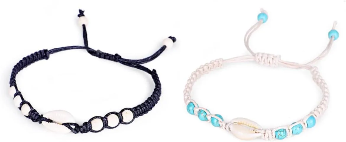 Didiseaon Woven Bracelet Hand Jewelry Shell Bracelet