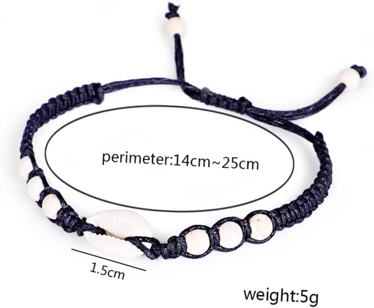 Didiseaon Woven Bracelet Hand Jewelry Shell Bracelet