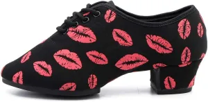 DKZSYIM Men and Women's Boost Dance Sneaker Modern Jazz Ballroom Performance Dance-Sneakers Sports Shoes,Model WZSP-NJB