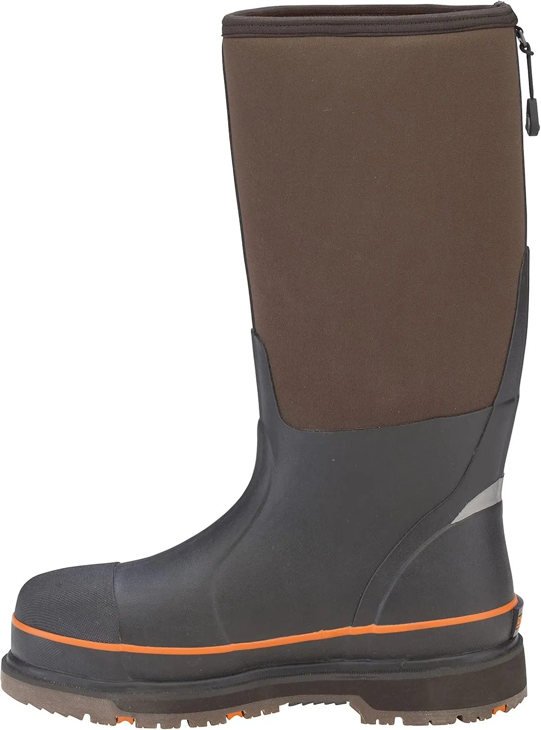 Dryshod Mens Wixit Cool-Clad Waterproof Steel Toe Work Safety Boots- Brown