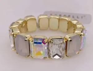 Emerald Cut Stretch Bracelet