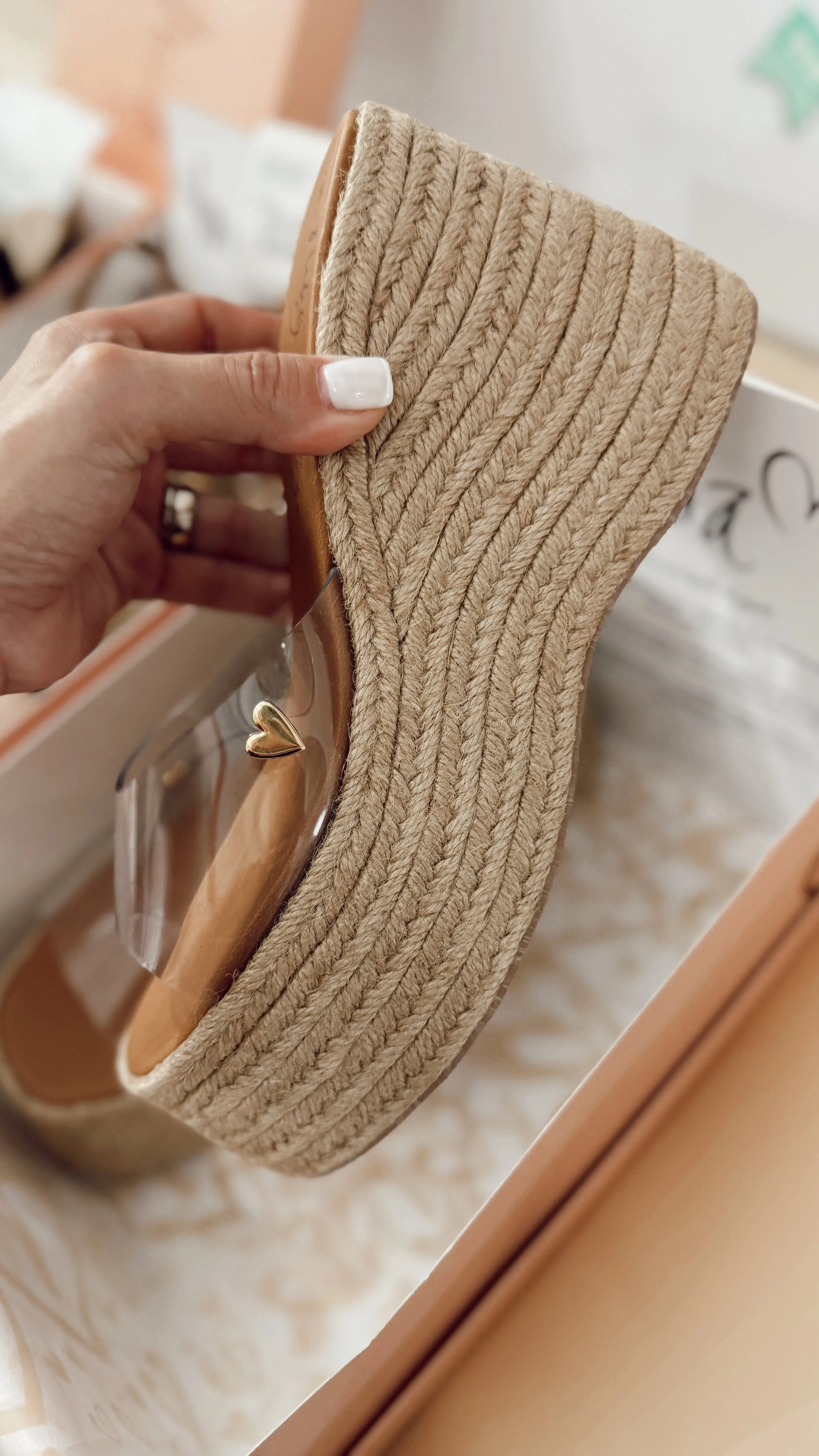Emma Clear Espadrilles