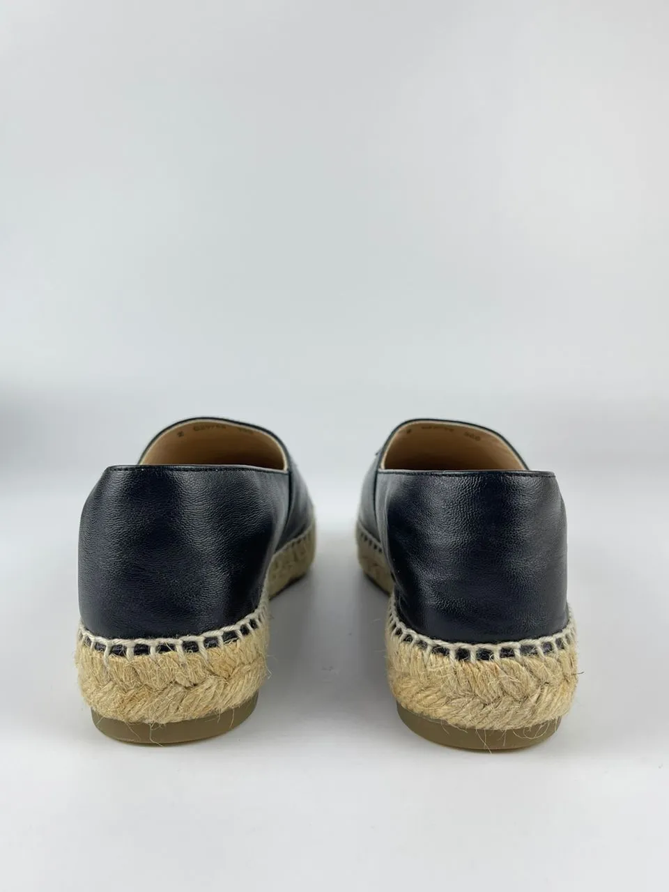 Espadrilles Black Lambskin Size 36