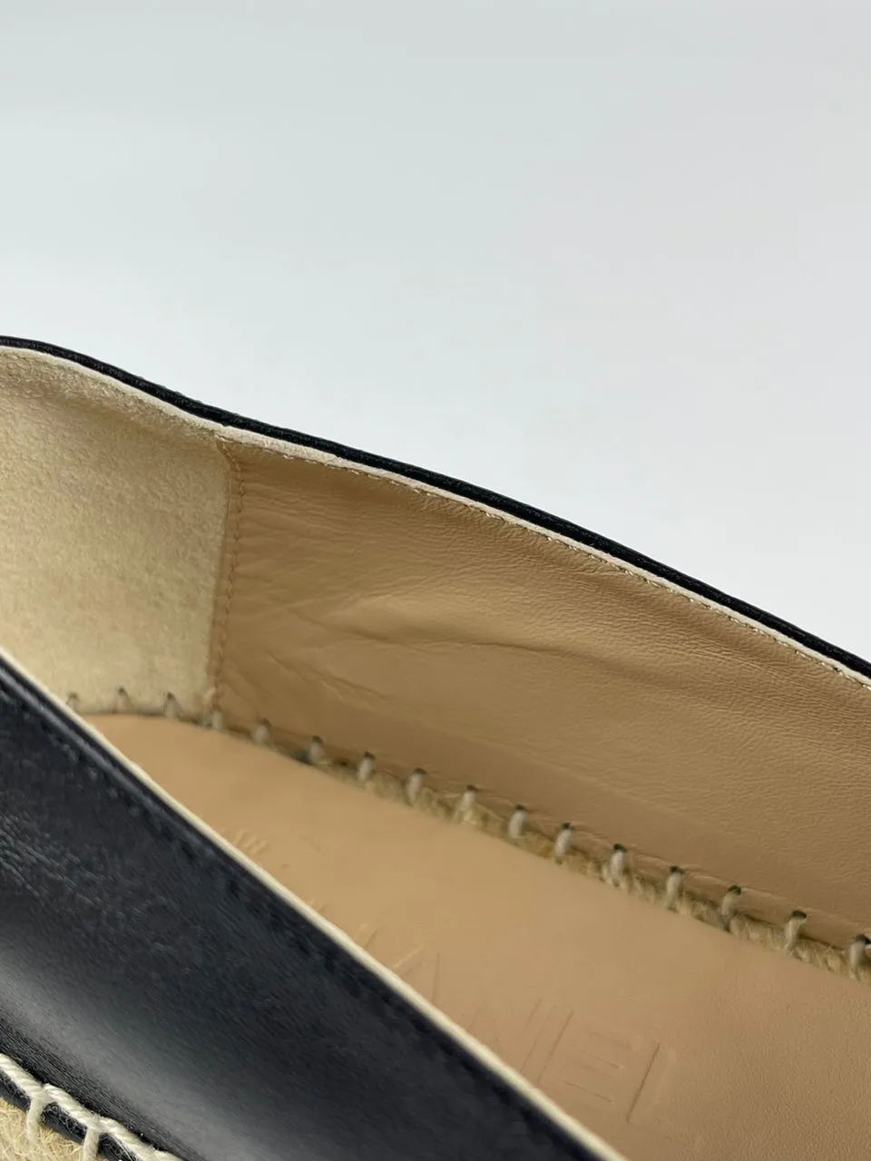 Espadrilles Black Lambskin Size 36