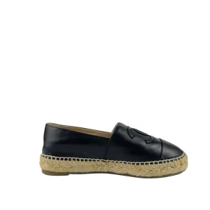 Espadrilles Black Lambskin Size 36