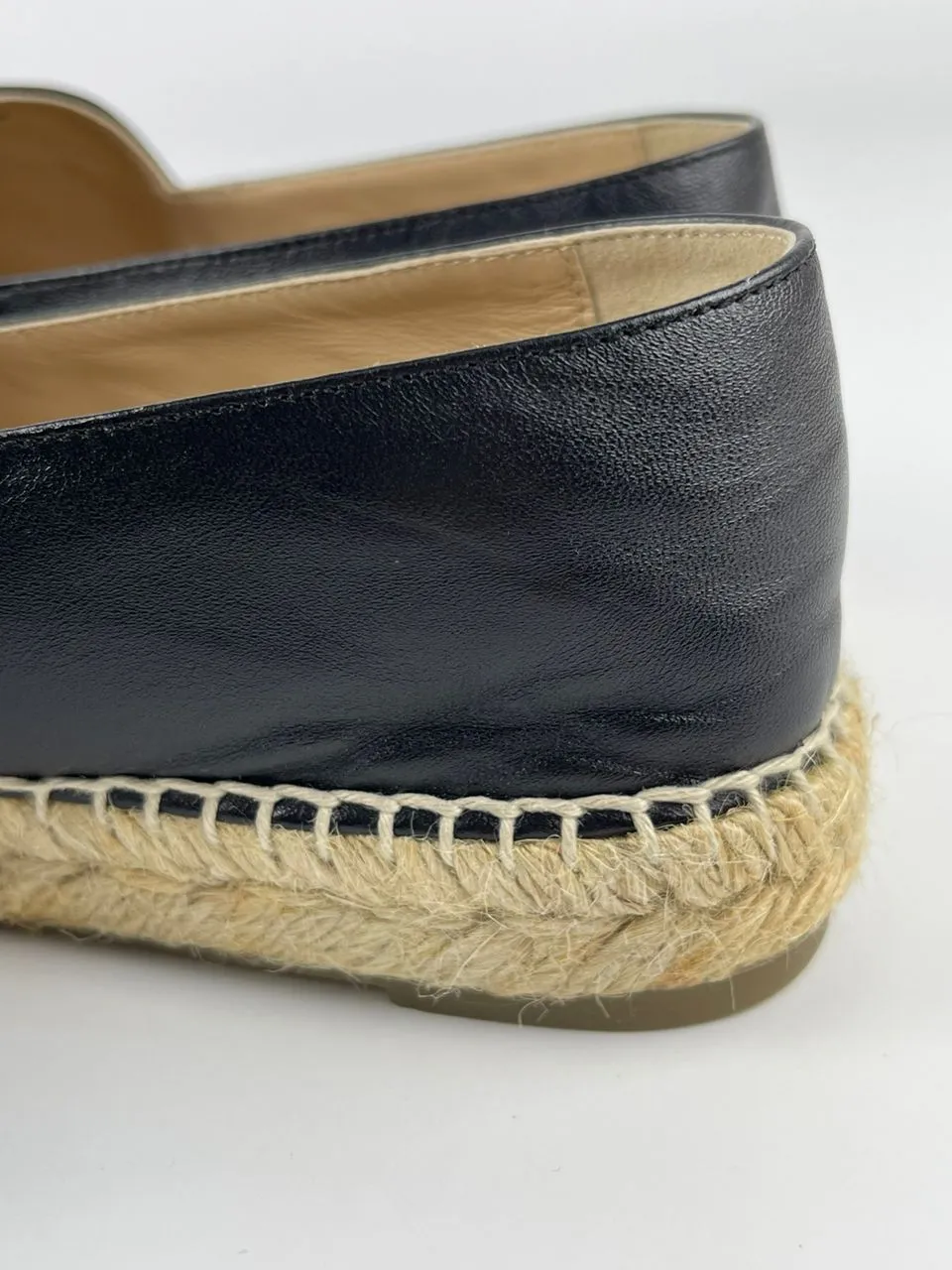 Espadrilles Black Lambskin Size 36