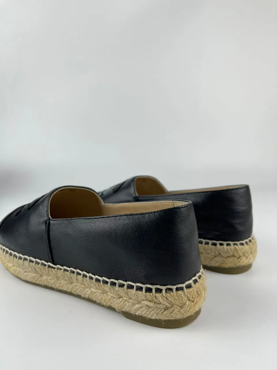 Espadrilles Black Lambskin Size 36