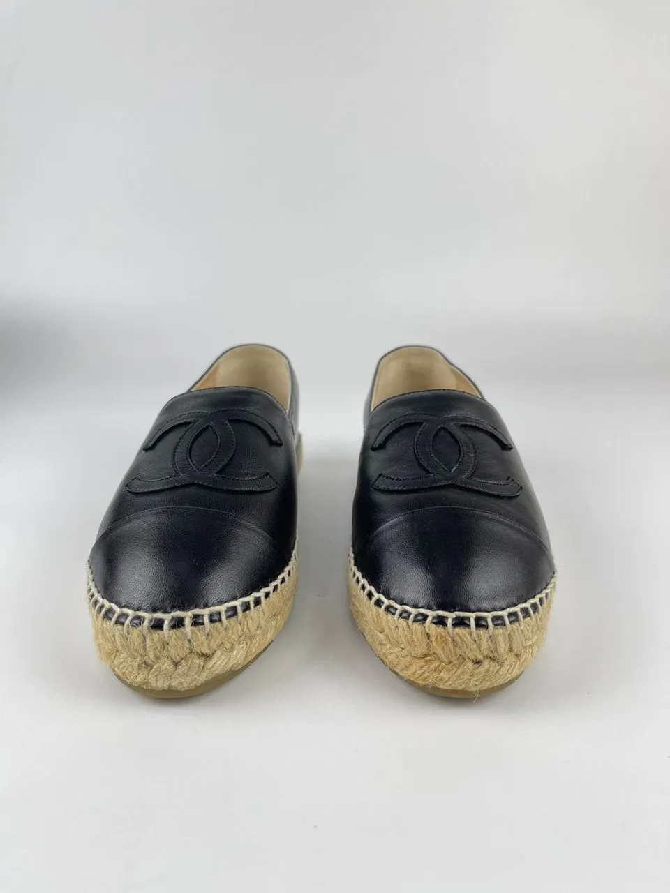 Espadrilles Black Lambskin Size 36