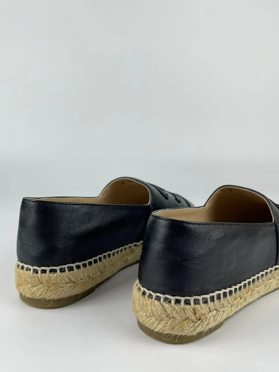 Espadrilles Black Lambskin Size 36