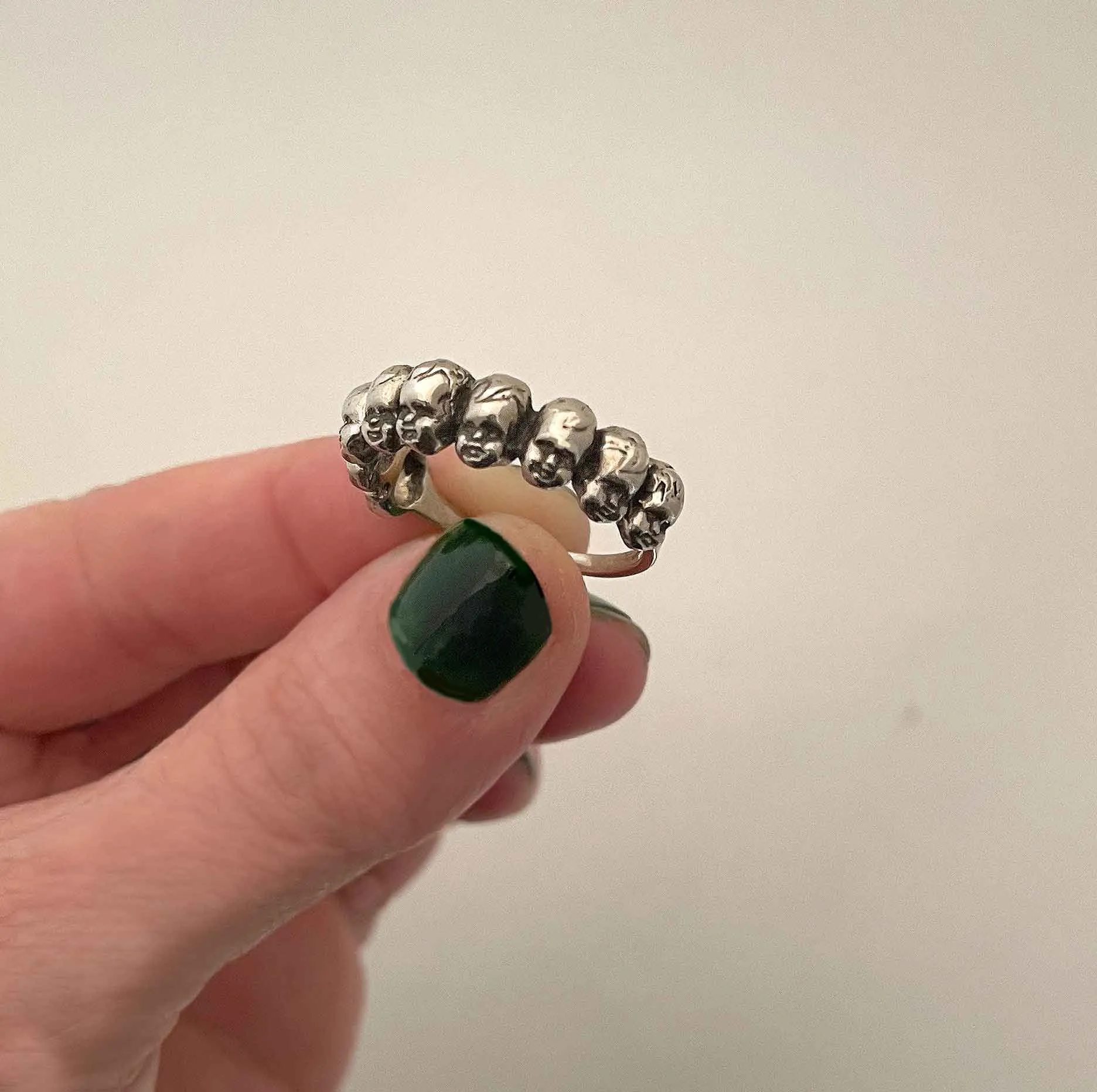 Eternity of Baby Doll  Heads Ring