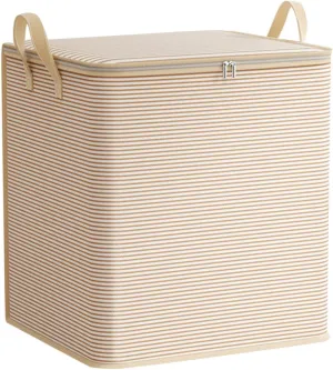 Foldable Organization and Storage with Sturdy Handle & Zipper Moving Bags Under Bed Storage Clothing Storage Large Storage Bags for Bedding, Comforter, Closet, Blankets