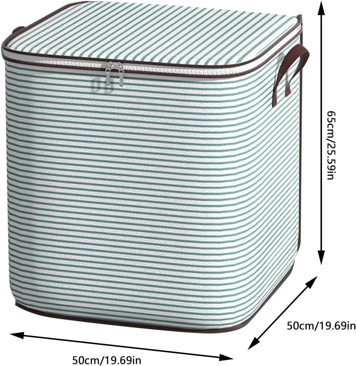 Foldable Storage and Organization with Sturdy Handle & Zipper Moving Supplies Under Bed Storage Containers Clothing Storage Extra Large Storage Bags for Closet, Bedding, Blankets, Comforter