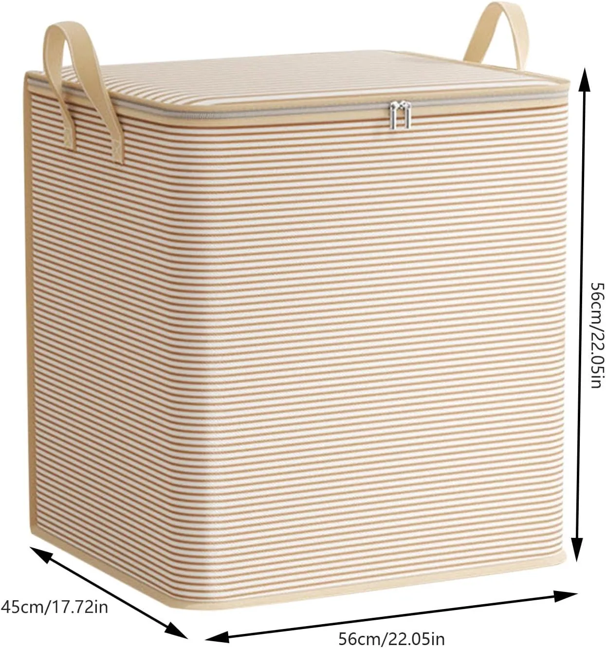 Foldable Storage and Organization with Sturdy Handle & Zipper Moving Supplies Under Bed Storage Containers Clothing Storage Extra Large Storage Bags for Closet, Bedding, Blankets, Comforter