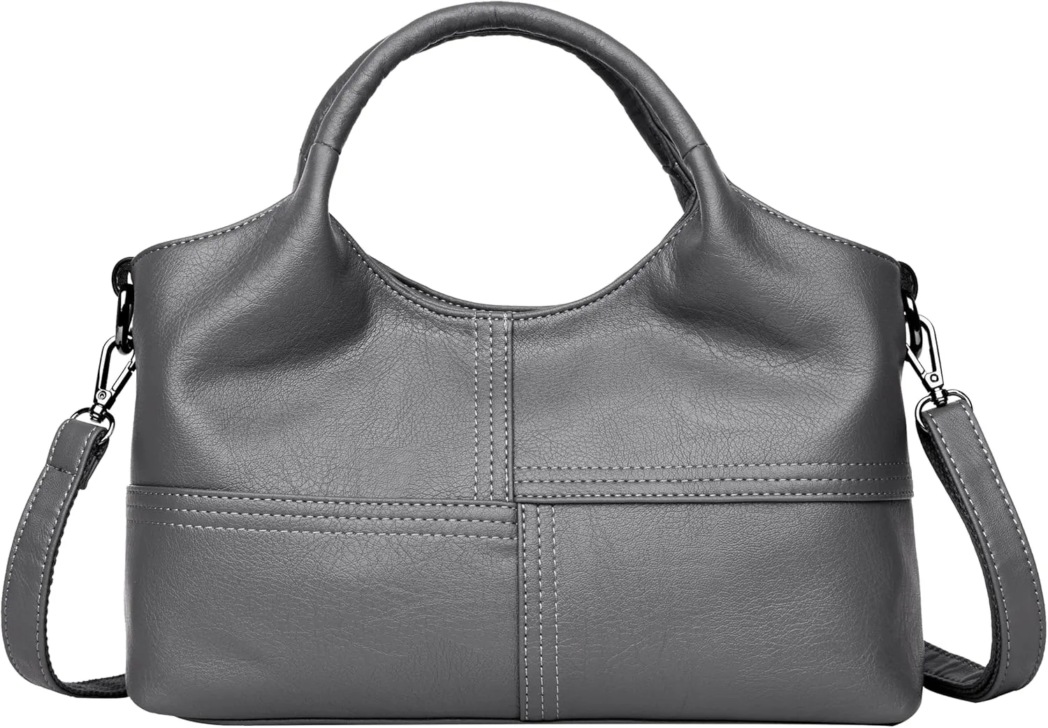 FSD. WG Leather Shoulder Bags Purses and Handbags for Women Top Handle Tote Satchel Ladies Hobo Bags
