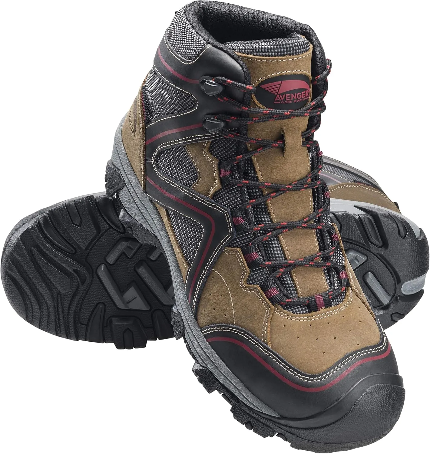 FSI FOOTWEAR SPECIALTIES INTERNATIONAL Men's 7711 Crosscut 6" Steel Toe Puncture Resistant Work Boots