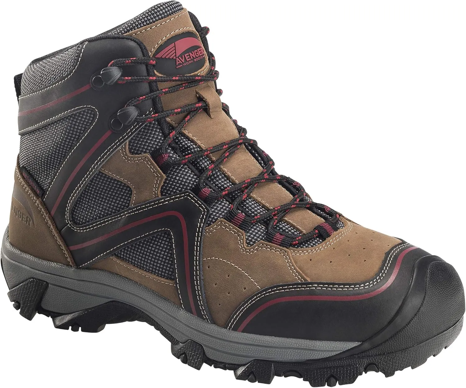 FSI FOOTWEAR SPECIALTIES INTERNATIONAL Men's 7711 Crosscut 6" Steel Toe Puncture Resistant Work Boots