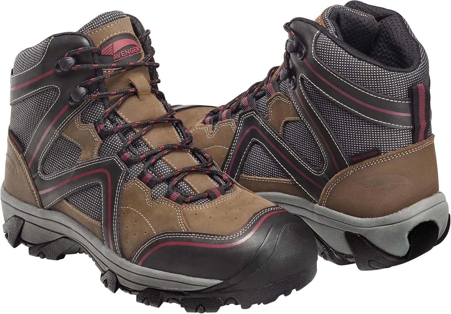FSI FOOTWEAR SPECIALTIES INTERNATIONAL Men's 7711 Crosscut 6" Steel Toe Puncture Resistant Work Boots