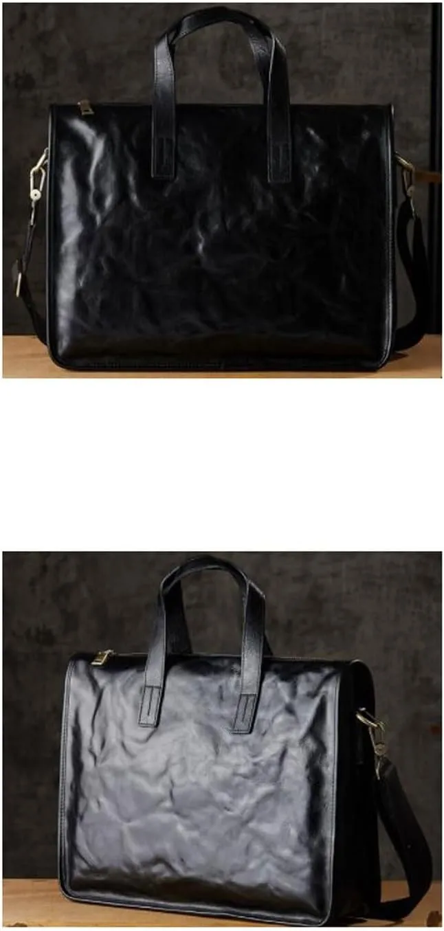 Genuine Leather Laptop Bags Handbags Mens Briefcases Luggage Travel Bags Messenger Shoulder Bags Computers Bags