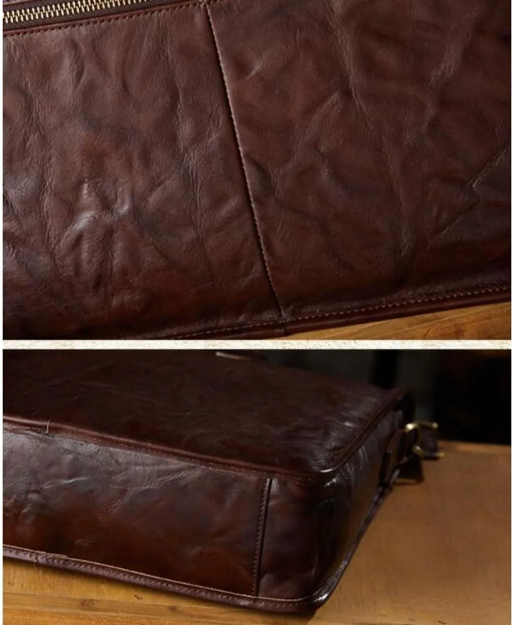 Genuine Leather Laptop Bags Handbags Mens Briefcases Luggage Travel Bags Messenger Shoulder Bags Computers Bags