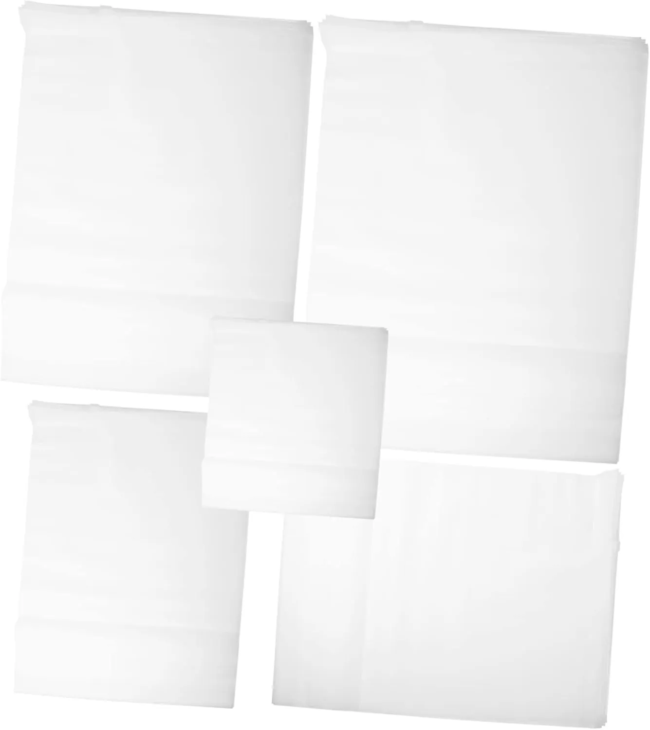 GLEAVI 25pcs Pe Material Thicken Garment Bags Self-seal Zipper Packing Bags for Camping Travel