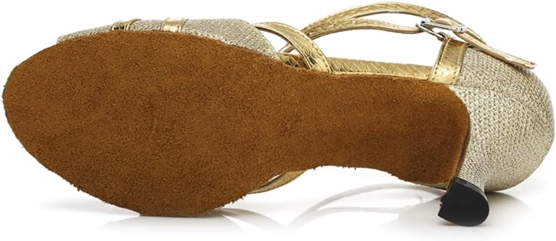 Glitter Ballroom Dance Shoes for Women Salsa Latin Tango Wedding Party