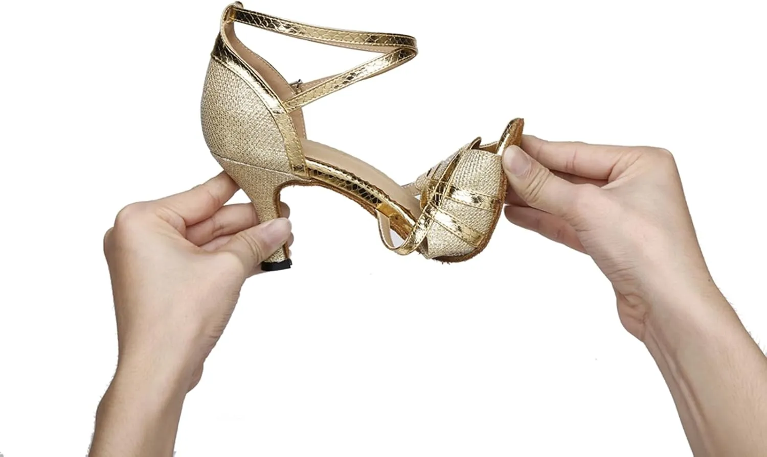 Glitter Ballroom Dance Shoes for Women Salsa Latin Tango Wedding Party