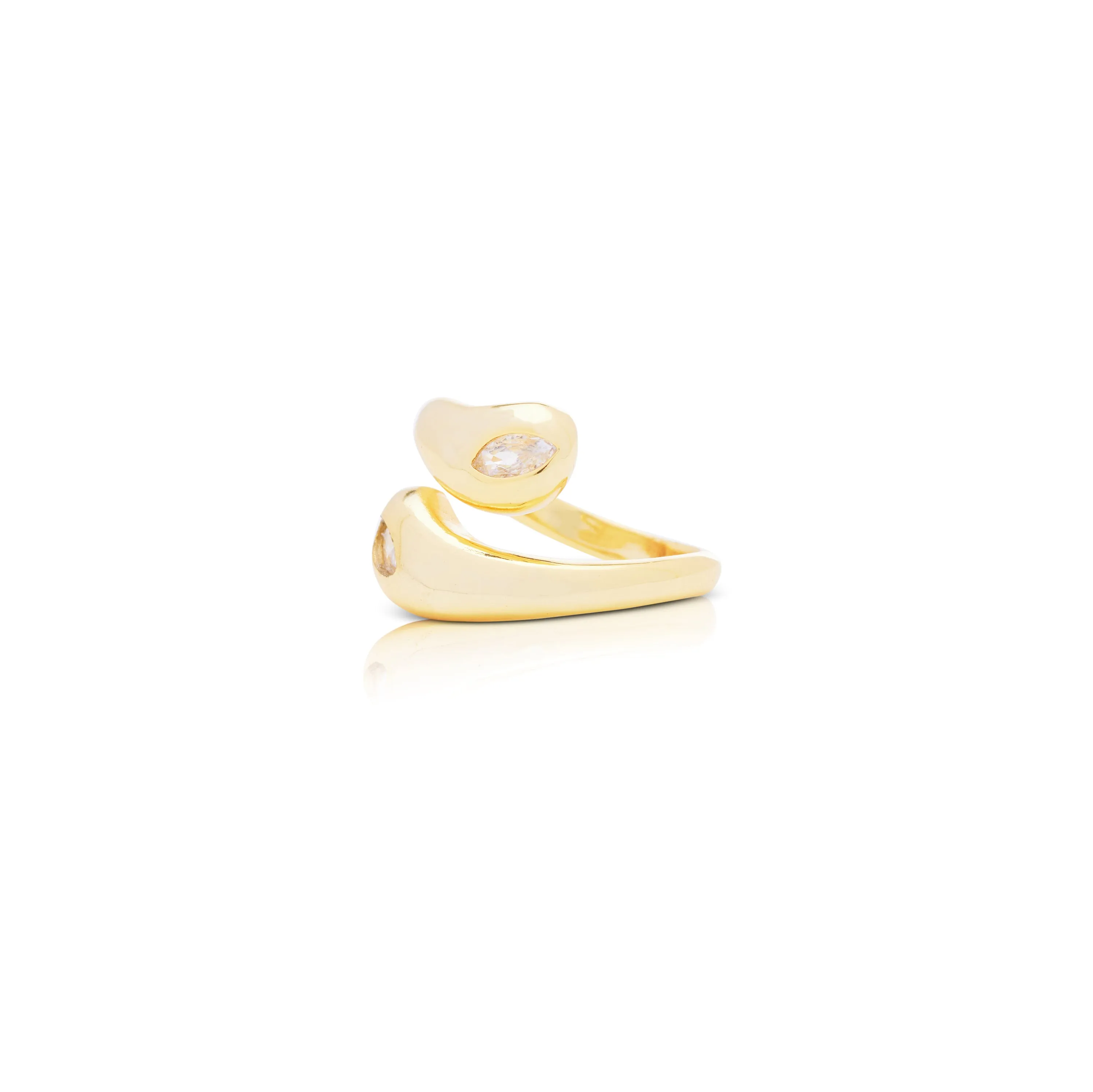 Golden Eye Adjustable Ring