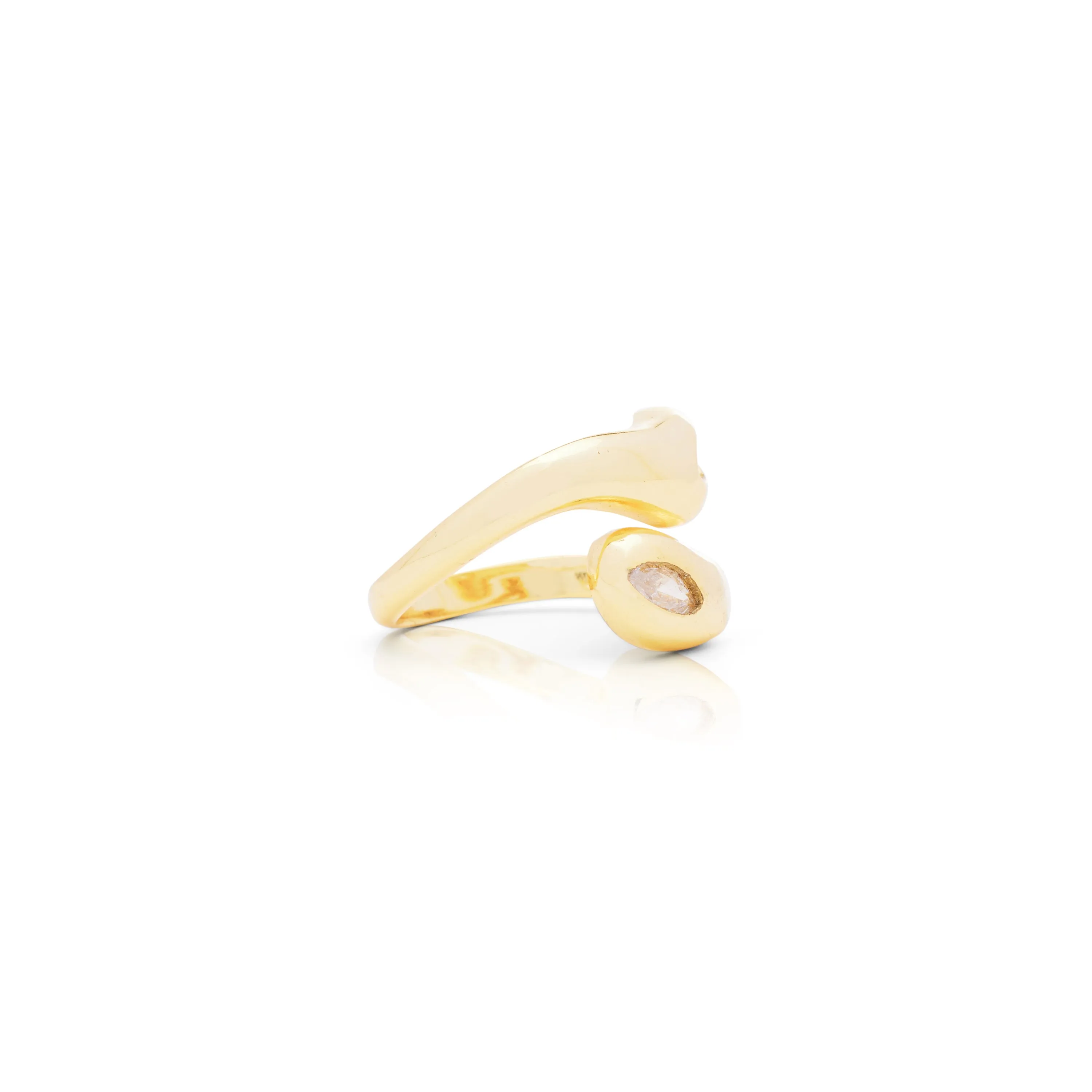Golden Eye Adjustable Ring